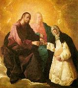 Francisco de Zurbaran mystical betrothal of st,catalina de siena oil painting